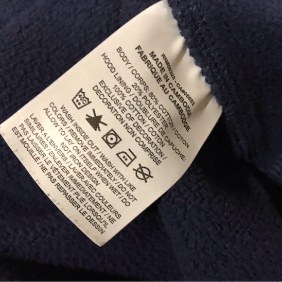 Nike Men’s Navy Blue Hoodie - Picture 3 of 5